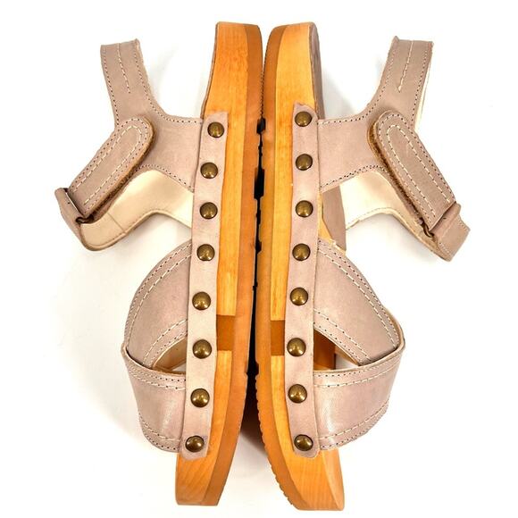 Kalso Earth Shoe “Serene”Leather Negative Heel Wooden Sandal SZ 7.5US Pale Lilac - Picture 6 of 7